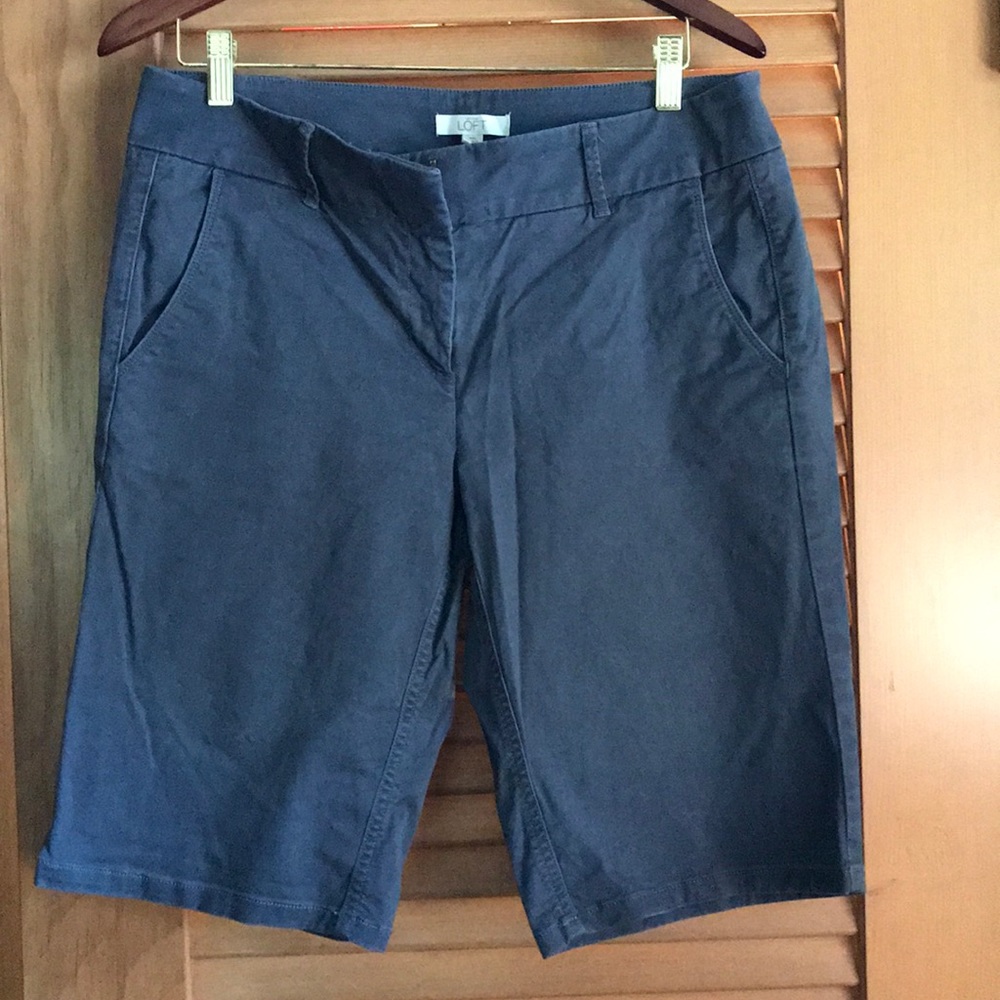 Loft Bermuda roll shorts